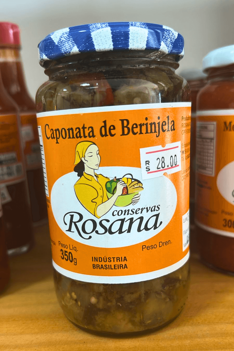 Caponata de Berinjela Conservas Rosana