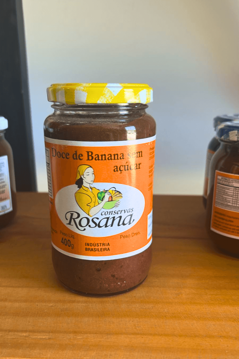 Doce de Banana Sem Açúcar Conservas Rosana (400g)