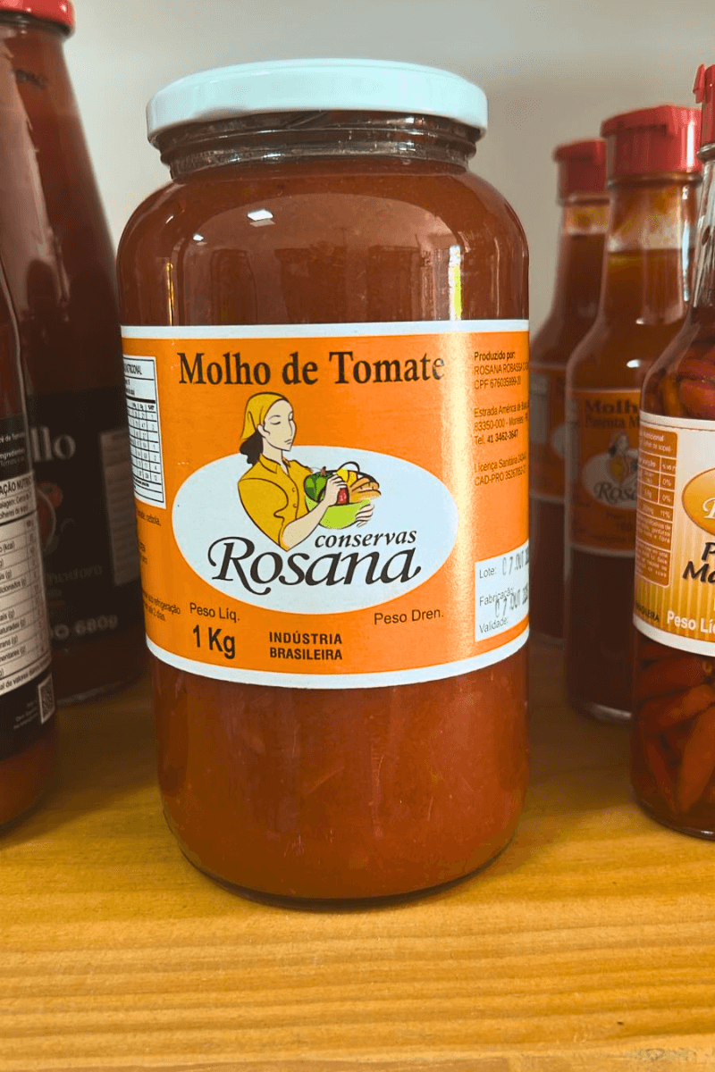 Molho de Tomate Artesanal Conservas Rosana (1kg)