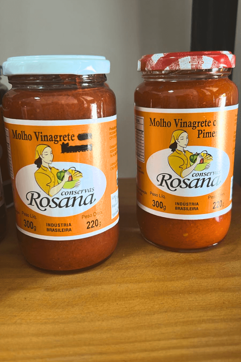 Molho Vinagrete Conservas Rosana (300g)