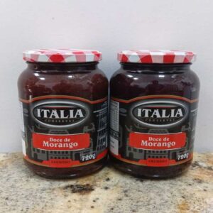 Doce de Morango Conservas Itália 720g – O Clássico Atemporal em Textura Nobre