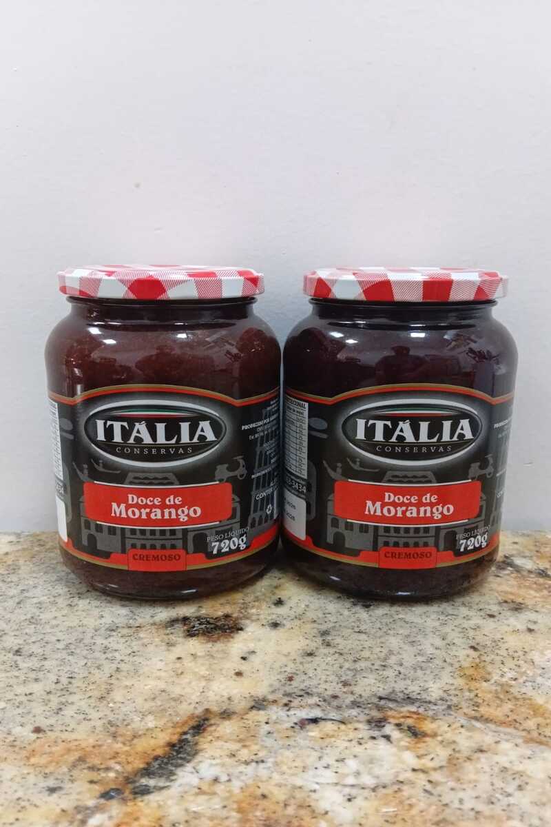 Doce de Morango Conservas Itália 720g – O Clássico Atemporal em Textura Nobre