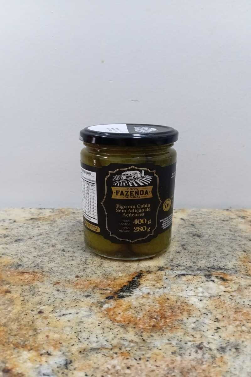 Figo em Calda Zero Açúcar Fazenda de Minas 400g – O Clássico Mineiro em Versão Saudável