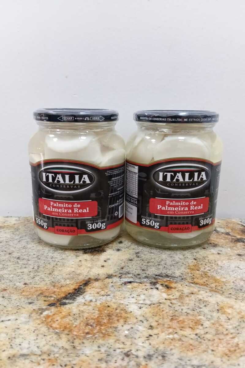 Palmito Palmeira Real Coração Conservas Itália 300g – A Nobreza em Cada Pedaço