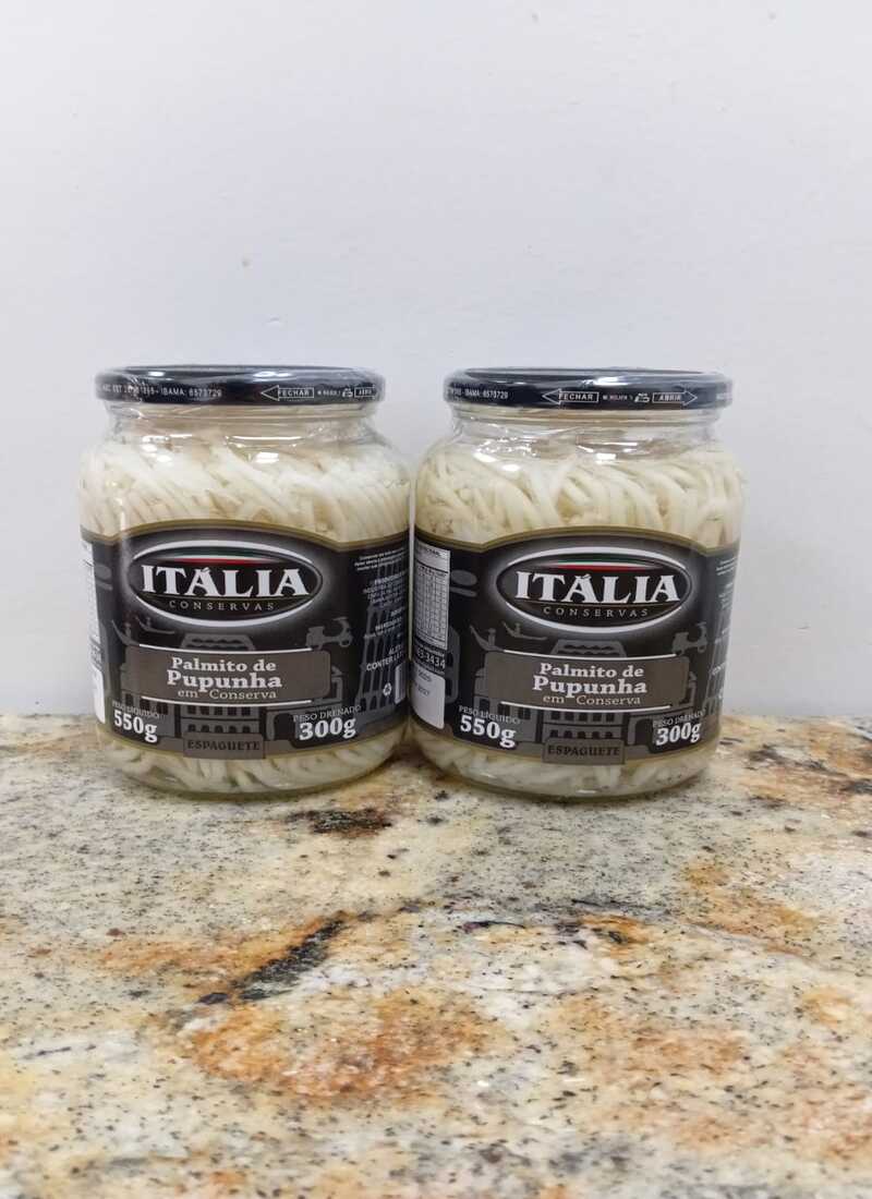 Palmito Pupunha Espaguete Conservas Itália 300g – Leveza e Sabor em Fios