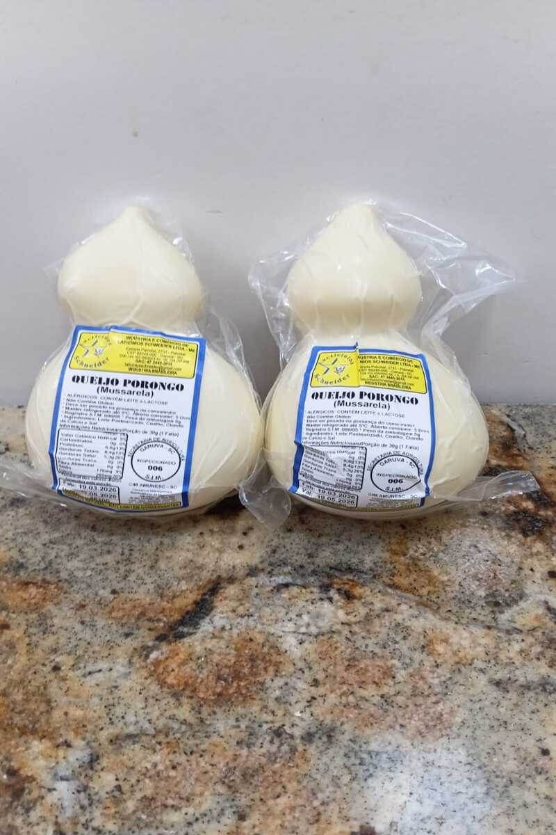 Queijo Porongo Schneider – Tradição Artesanal e Design Gastronômico (Valor kg)