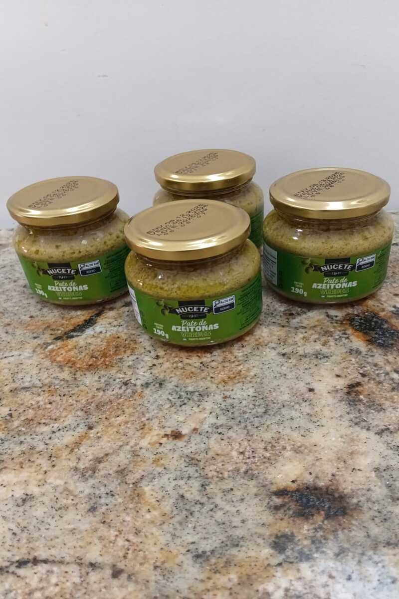 Patê de Azeitonas Verdes Nucete 190g – O Frescor dos Olivais Argentinos