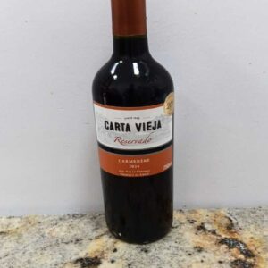 Vinho Carta Vieja Carmenere 750ml – Tradição Chilena e Maciez Aveludada
